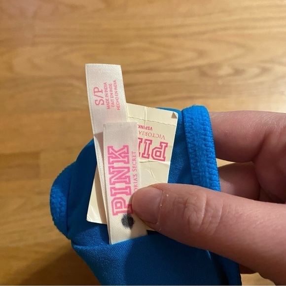 Victoria’s Secret Blue Shimmer Bandeau Top NEW Small Mermaid - Picture 6 of 6